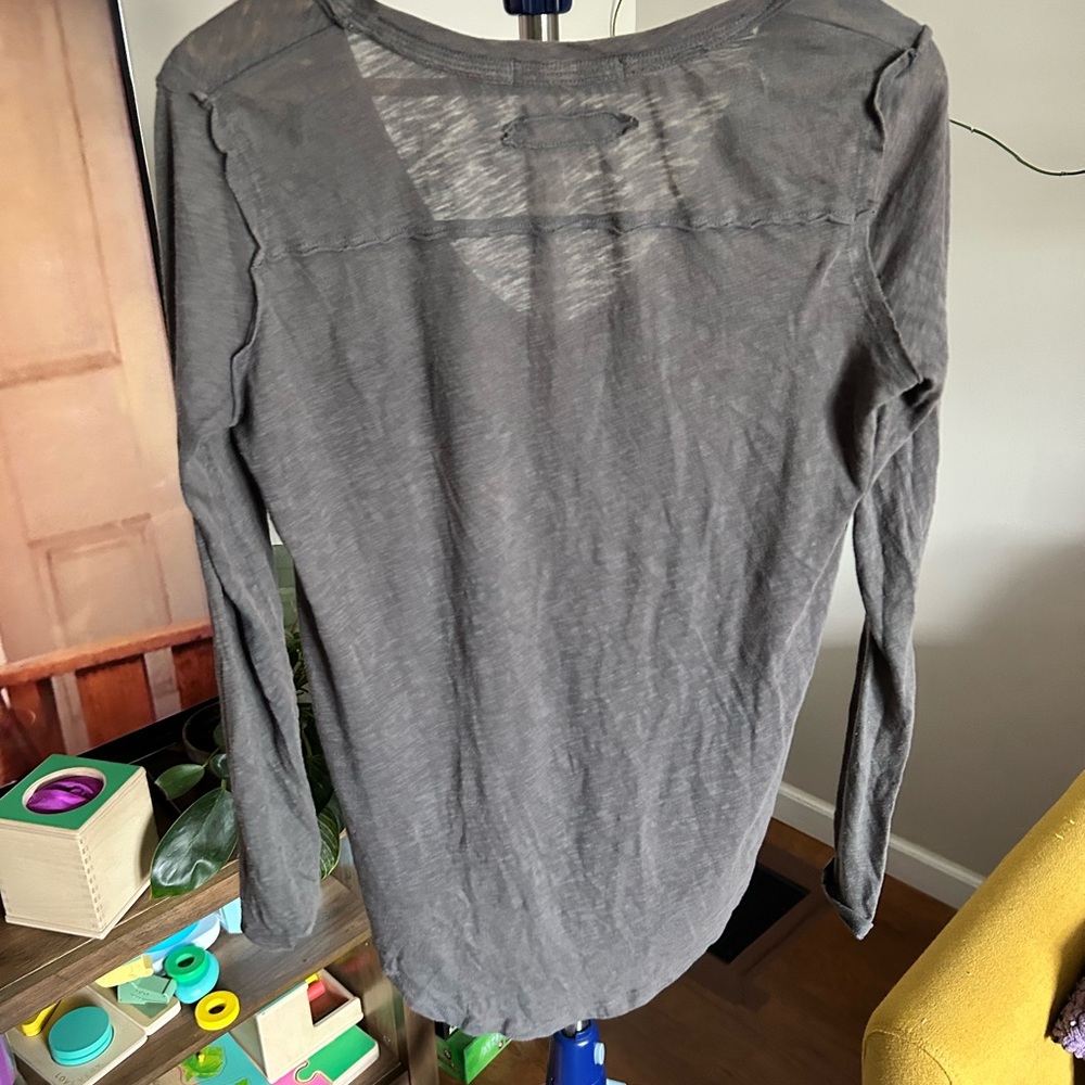 We the Free The Betty Gray Long Sleeve Women's Top - Picture 3 of 6